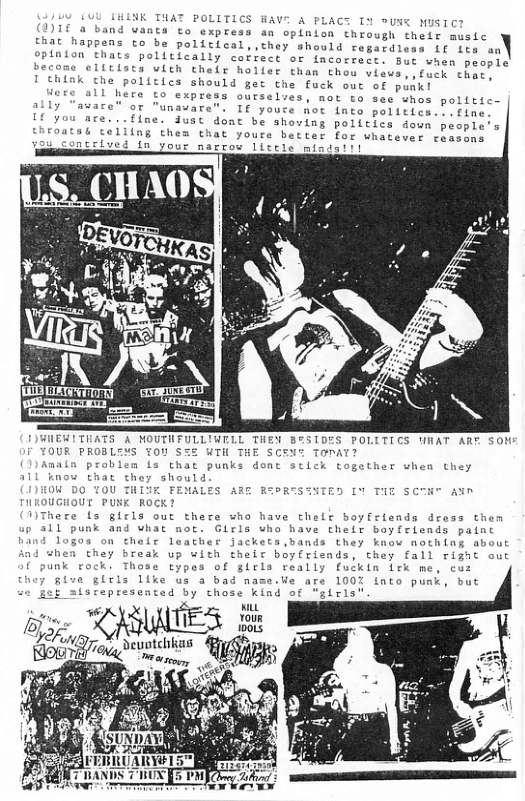IHINK THAT POLITICS WAV )If a band wants to express an that happens to be political,,che: opinion thats politically cots come elftists with thelr hol cs should ge or "unaware™. If yo -fine. dus who cather Jackets £ than thou views,,f. the Fuck out of punk! lves, not to see whos politi ave thelr b Girls who have thelr boyfriends uith theit boyfriends, Those types of girls real A PLACT TN »UN% NuSIC? Lnion through their music s L tes an Buc when people K chat, should regardl ot lato politics...fine doat be shoving politics doun people’s tng then that youre b tter for whatever reasons POLLTLCS WHAT AR SOM gether when they friends dress them patac ands they know nothing about they fall right out fulkin Lek me, cuz 1002 tato punk, but